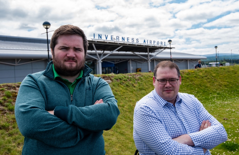 Councillors Struan Mackie and Andrew Jarvie