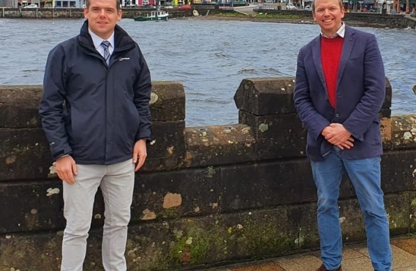 Donald Cameron MSP with Douglas Ross MP