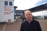 Donald Cameron MSP at Oban Harbour