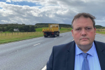 Jamie Halcro Johnston MSP by the A9